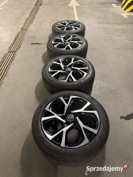 Oryginalne alufelgi Toyota chr 18 opony zimowe Poznań