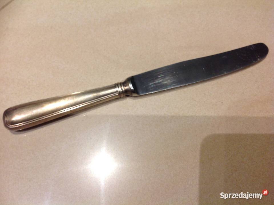 Stary srebrny Nóż BRUCKMANN UB SCHWEDENSTAHL Pozostałe Nowa Sól