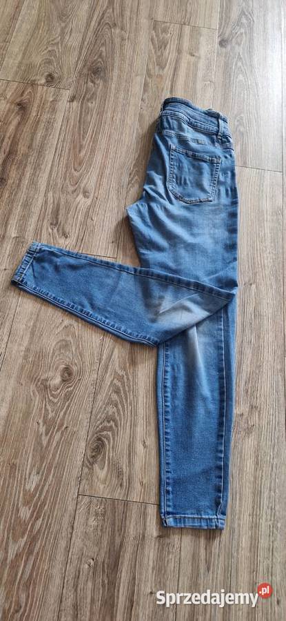 jeansy rurki Denim 40 L wysoki stan Długie Spodnie Kraków sprzedam