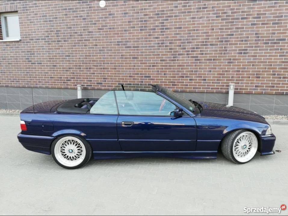 Bmw E36 Cabrio 28 Benz 204 piękna jedyna taka granatowy Gdynia