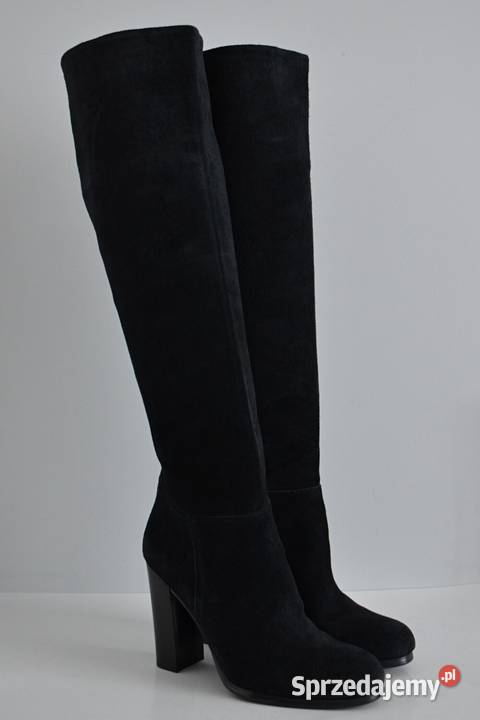 NIEBANALNIE zamszowe kozaki Sam Edelman Victoria Białystok