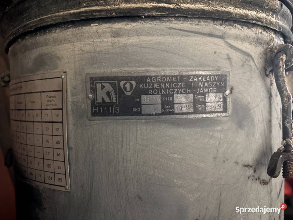 Śrutownik bąk z silnikiem 75 KW nieuszkodzony Sobków sprzedam