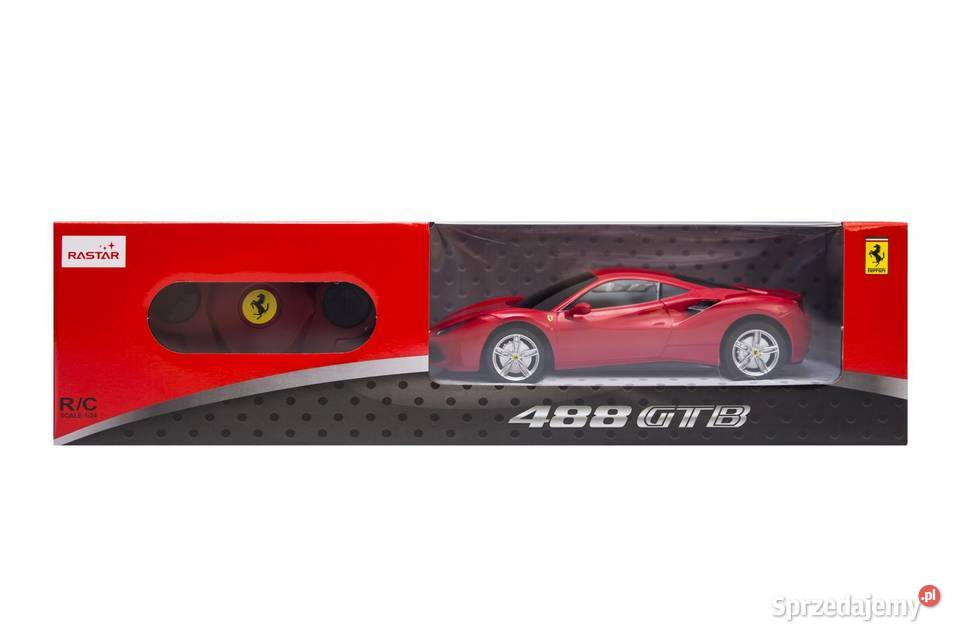 Ferrari 488 GTB skala 124 Rastar 76000 samochód Zdalnie sterowane Poznań