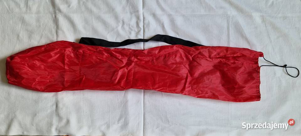 Pokrowiectorba na wędkę z ortalionu czerwona Warszawa