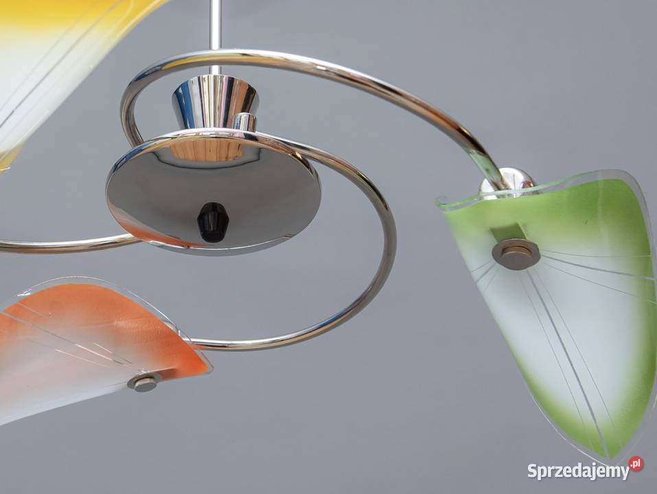 Żyrandol lata 60 Look PopArt MidCentury Vintage Dąbrowa Górnicza