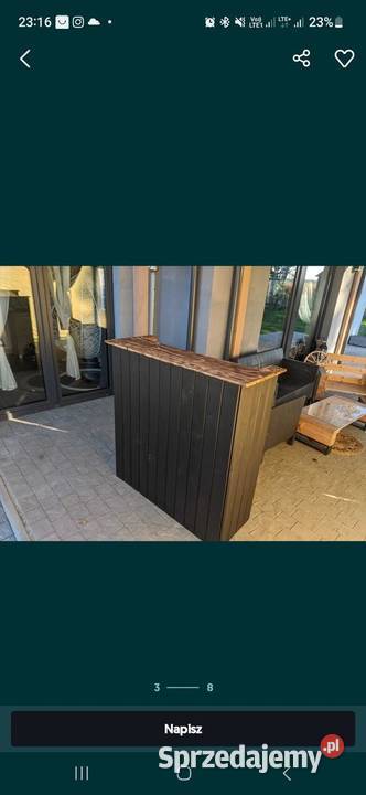 Recepcja drewniana na wymiar