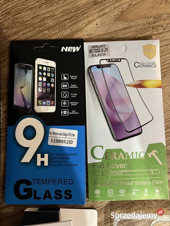 Motorola Edge 20 lite Pudełko 2x szkło hartowane Kraków