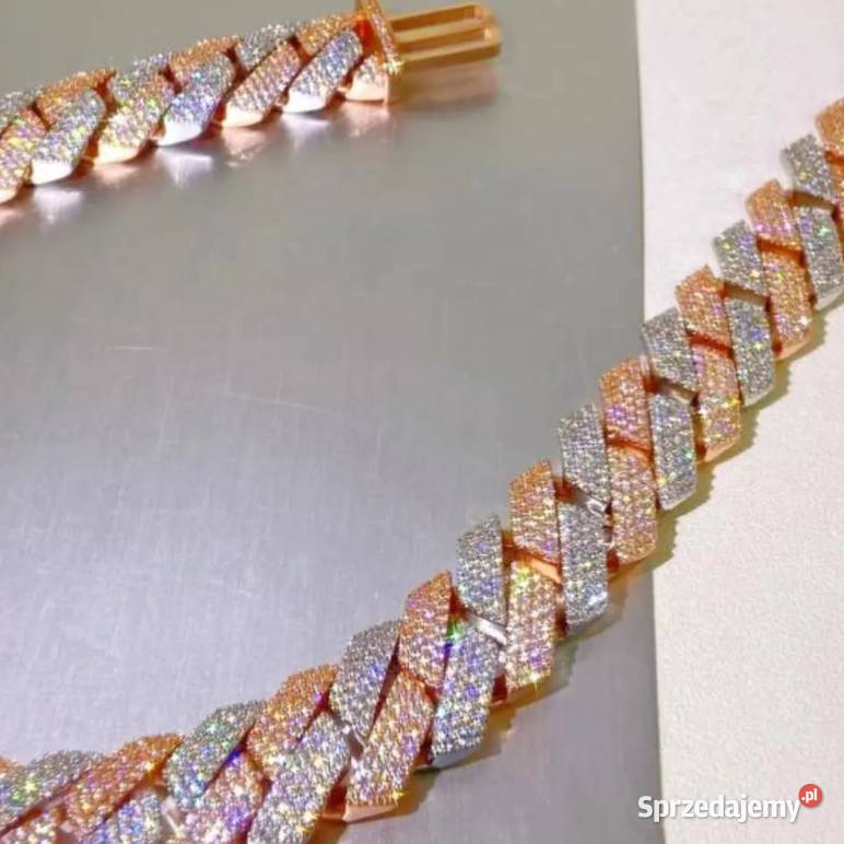 Lodowy łańcuch HipHop RoseSilver 7 dolnośląskie