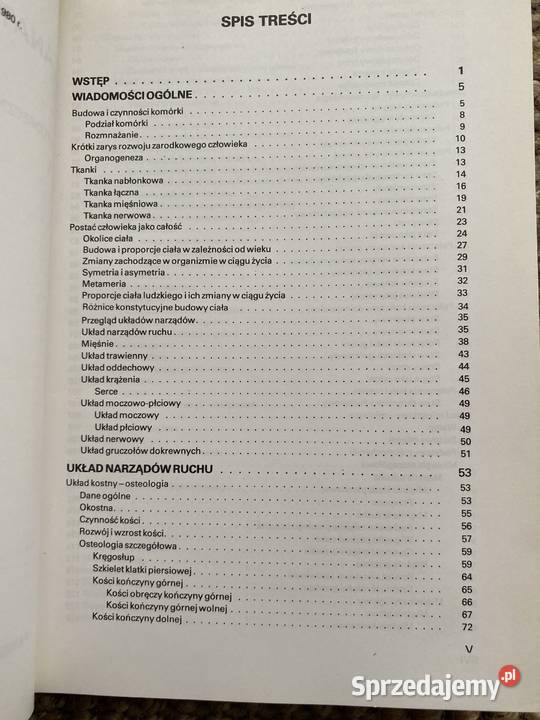 Anatomia i fizjologia człowieka Sylwanowicz medycyna, nauki medyczne Osięciny sprzedam