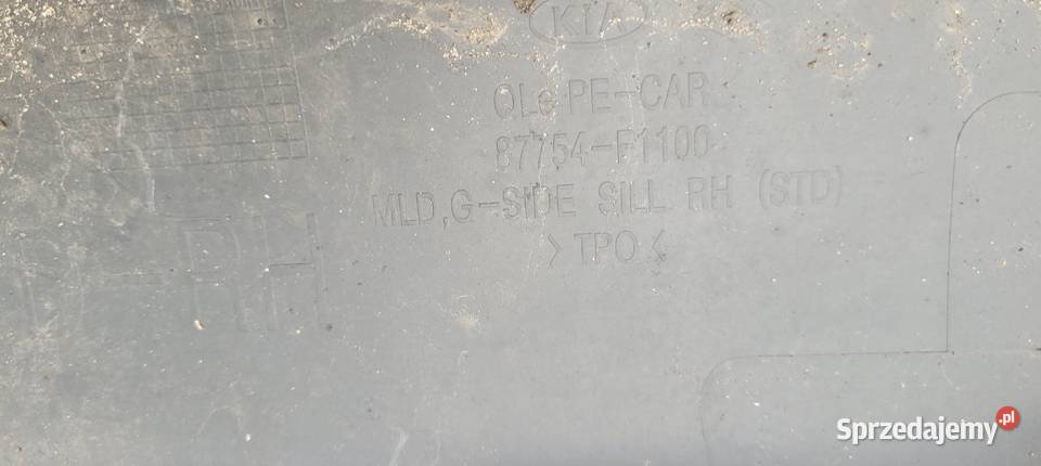 KIA SPORTAGE IV LISTWA PROGOWA PRAWA PROG PRAWY Ruda Śląska