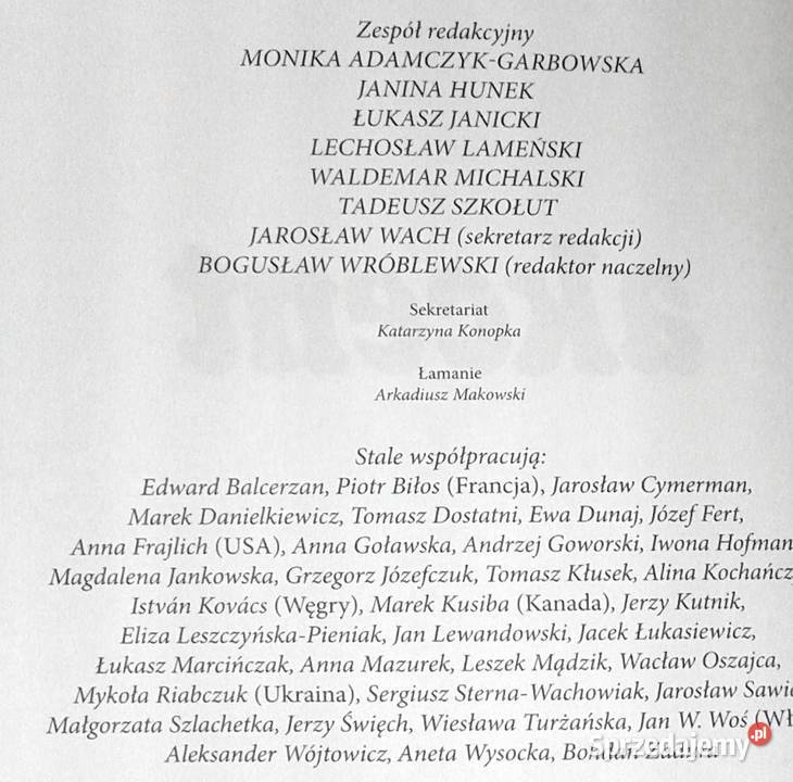 Akcent literatura i sztuka Kwartalnik 4 162 2020 Chełm