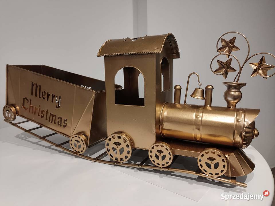 Złoty pociąg metalowy srebrny podkarpackie Dębica
