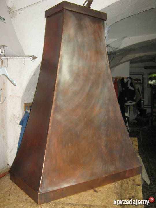 Czapa kominka z blachy miedzianej okap kuchenny Akcesoria kuchenne Dzierżoniów