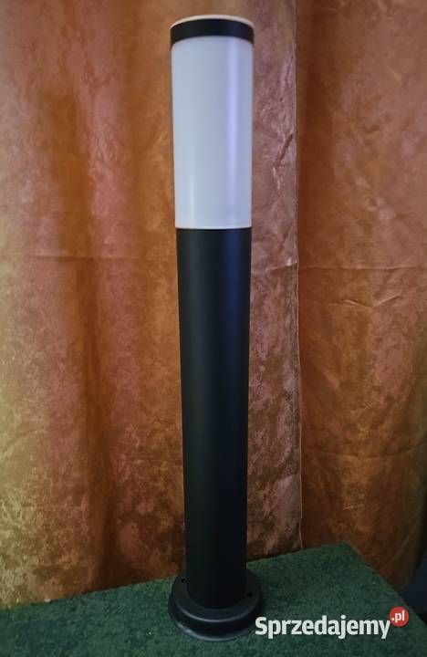 Lampa stojąca Inox ogrodowa 1punktowa czarna ST Oświetlenie Warszawa