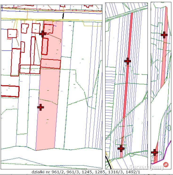 Syndyk sprzeda siedlisko 16zł/m2 Borowe sprzedam