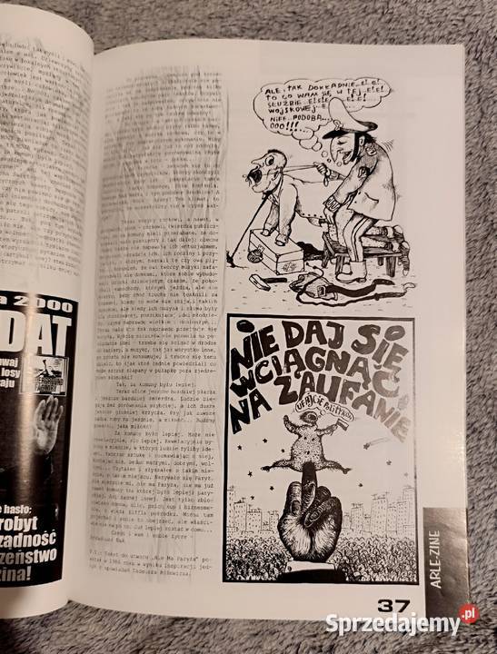 Arlezine 1 2000 Fanzine punk hardcore reggae ska śląskie