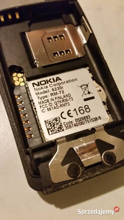Telefon komorkowy NOKIA 6230i Type RM72