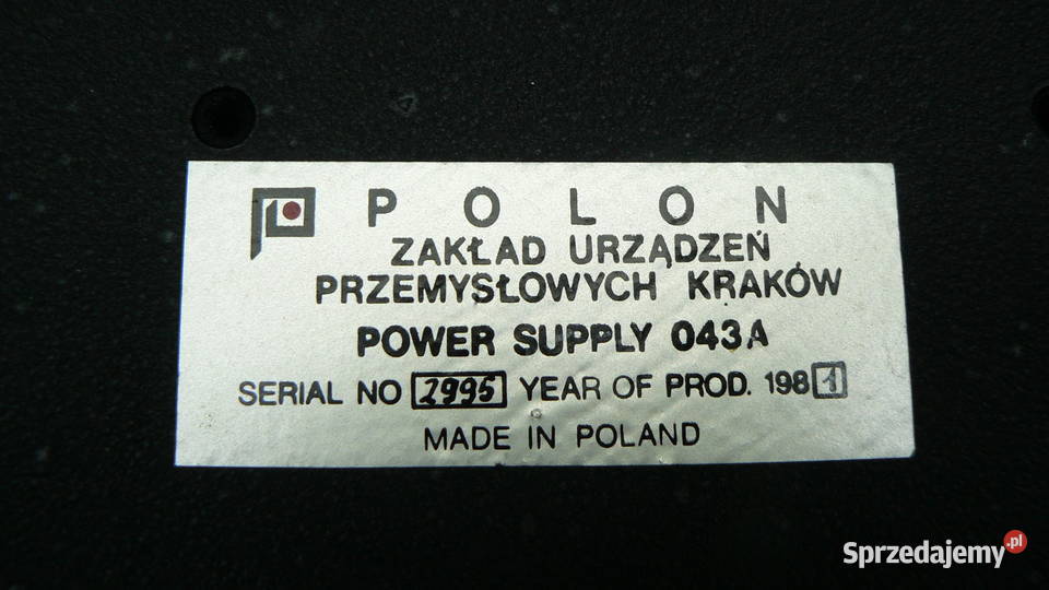 zasilacz stabilizowany firmy Polon Radom sprzedam