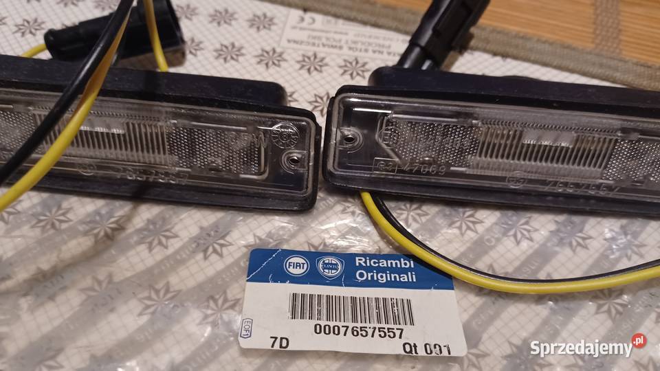 Lampki tablicy rejestracyjnej Cinquecento Krosno