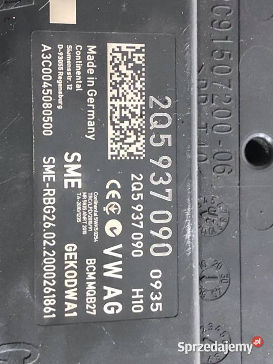 MODUŁ KOMFORTU VW TRANSPORTER T6 2Q5937090 Bus Motoryzacja