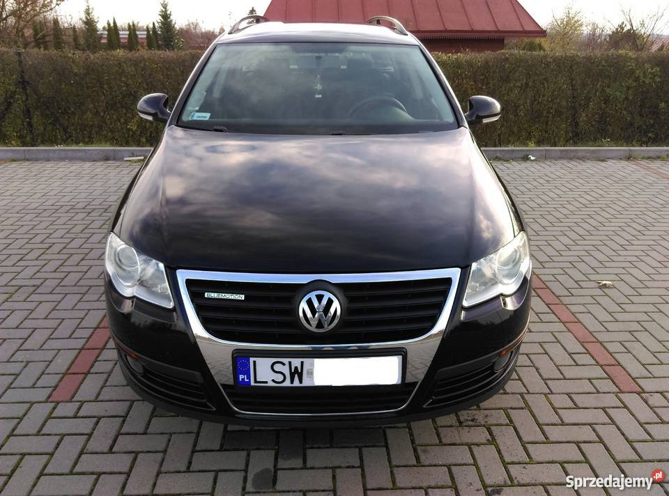 Passat B6 20 TDI KOMBI 2009 Czarny czarny Passat Świdnik