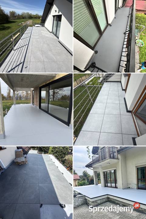 Balkony tarasy w systemie wentylowanym
