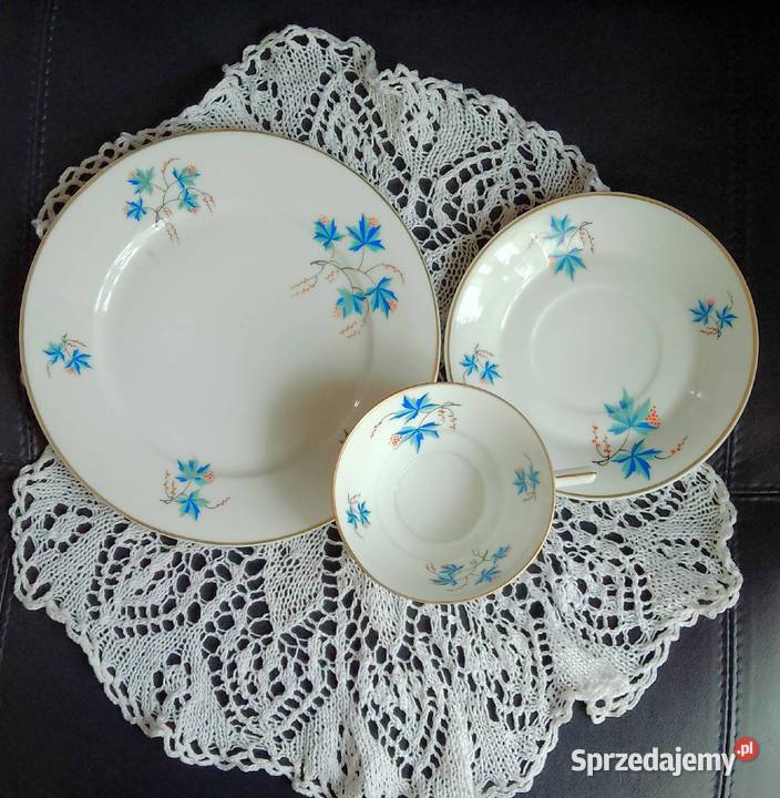 Filiżanka spodek i talerzyk Schlaggenwald Nakło nad Notecią