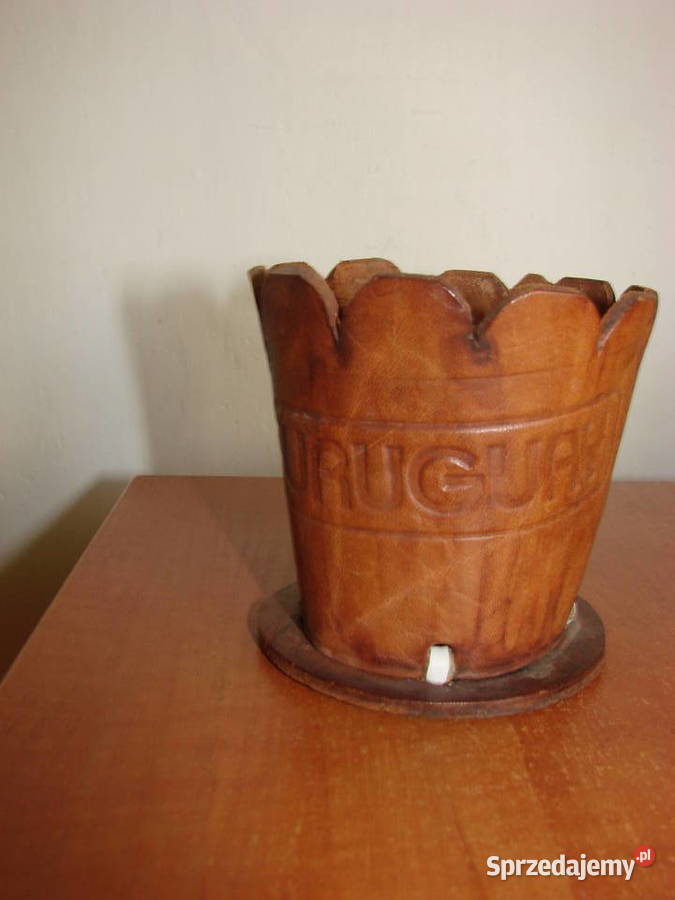 URUGUAY skórzany kubek pomorskie Pruszcz Gdański sprzedam