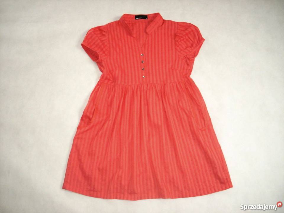 VERO MODA sukienka tunika bawełna stójka XS S Rozkloszowana