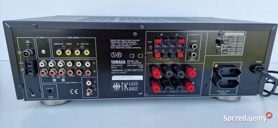 Wzmacniacz Yamaha RXV392RDS RX V 392 RDS Międzychód sprzedam