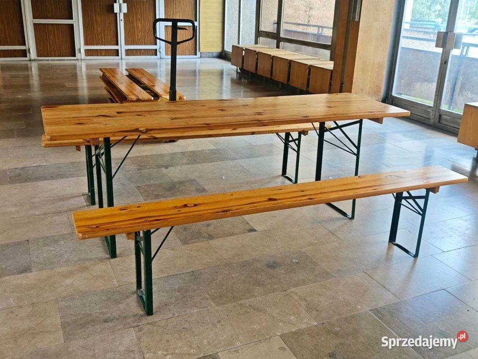Zestaw biesiadny Bawaria Premium 220x70 stół 2 sprzedam