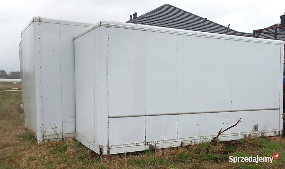 kontener metalowo aluminiowyokoło 4m długości Żerdź sprzedam