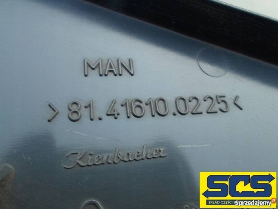 MAN TGA SPOJLER POD ZDERZAK WĄSKA KABINA Bieleń