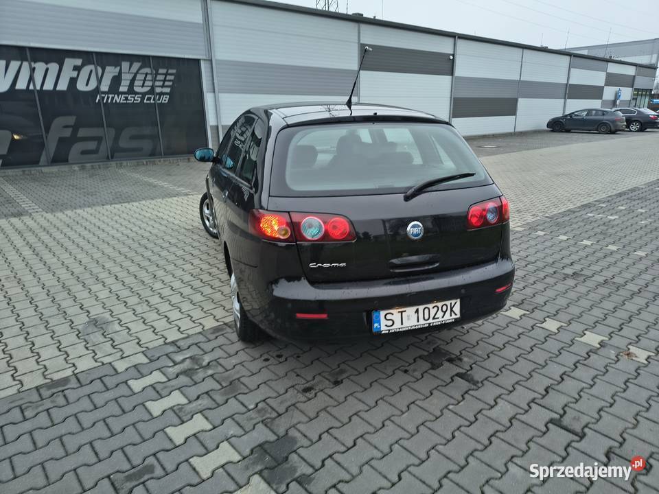 Fiat Croma 19 JTD 2006 czarny Bobrek