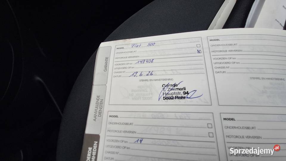 Fiat 500 10 2014r Klima 2 kpl kół Szwajcaria Lublin sprzedam