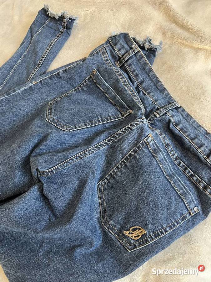 Spodnie jeansowe dżinsy jeansy skinny rurki Jasło