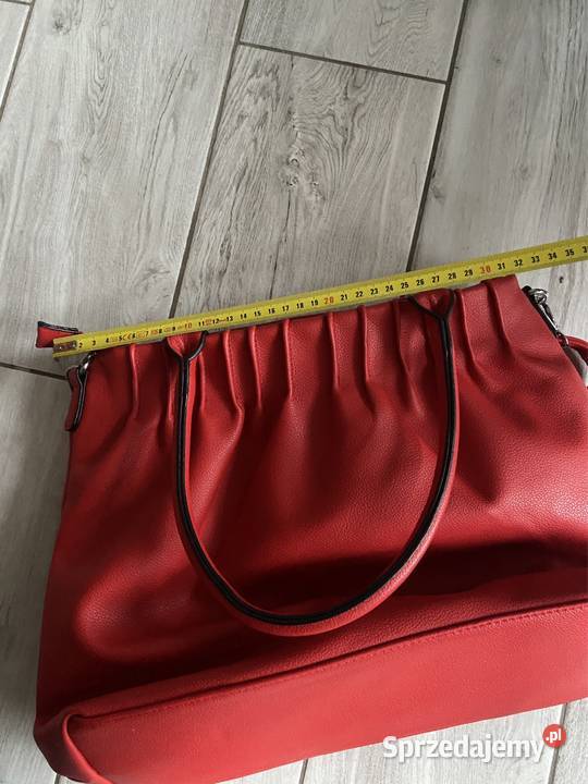 Nowa czerwona torebka pojemna nieużywana Rogoźno