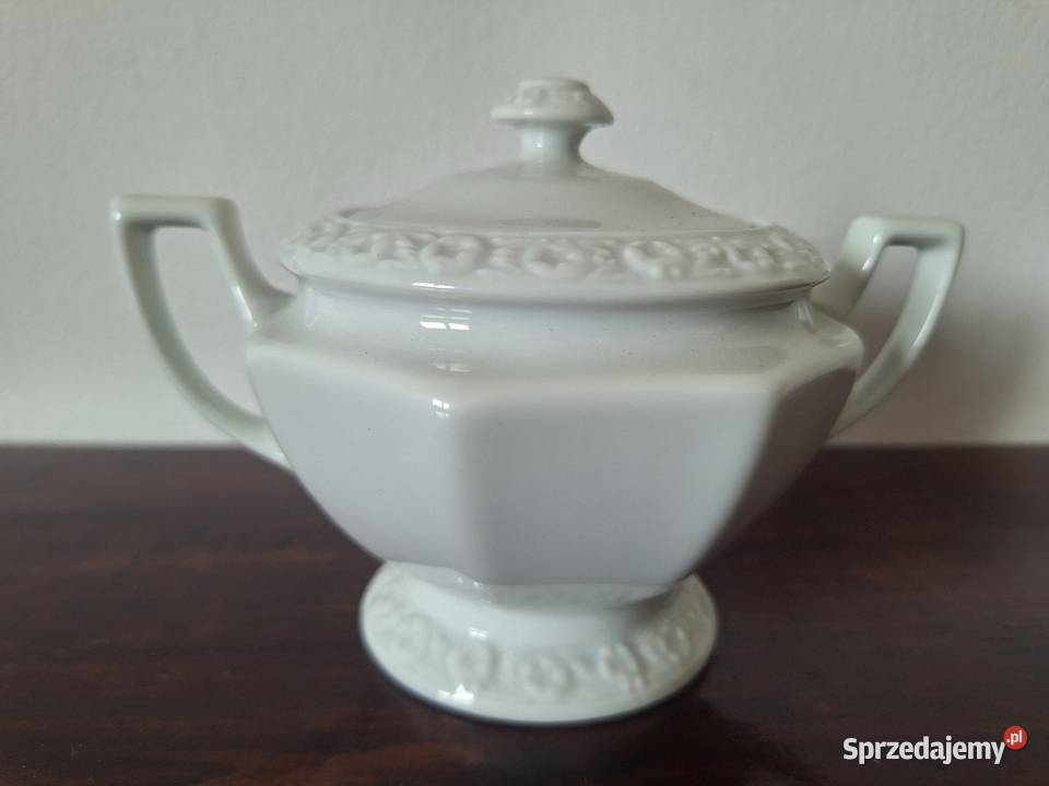 Rosenthal Maria Biała Porcelanowa cukiernica 6 Gdańsk