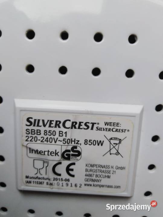 Wypiekacz do chleba SilverCrest Zagórzyca