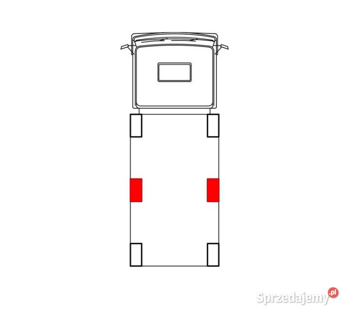 Słupek Blueline 600 mm DL z podwójnym zamkiem Przysieka Polska sprzedam