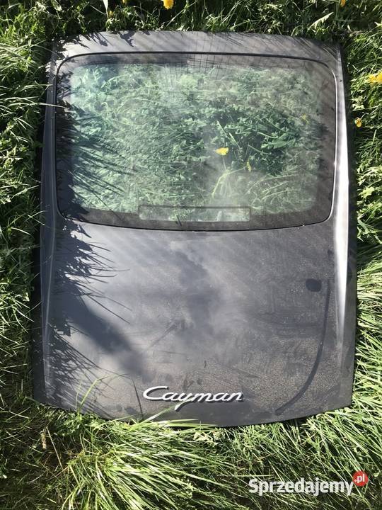 Porsche Cayman Klapa tylna z szybą szary metalic Części samochodowe pomorskie