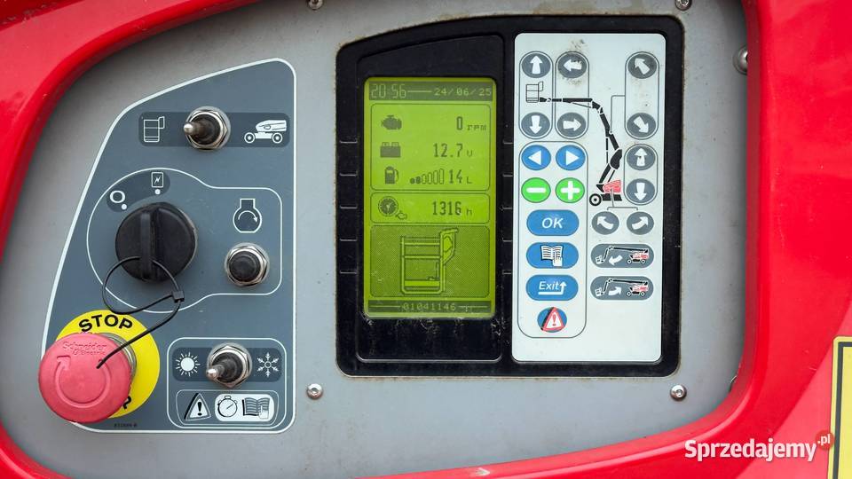 Zwyzka Podnosnik koszowy teleskopowy Manitou 280 Strzelce Krajeńskie