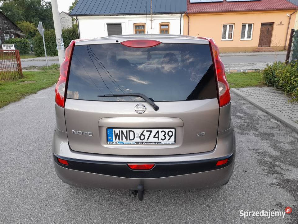Nissan Note 15 dci zadbanyklima sprawna 246 Note Siedliszcze-Osada sprzedam