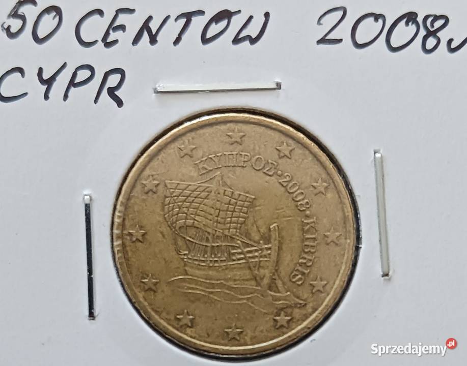 50 Eurocentów Cypr 2008 r Konin