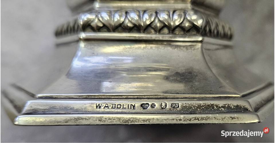 Puchar srebrny Szwecja Sztokholm WA Bolin 1917 dolnośląskie