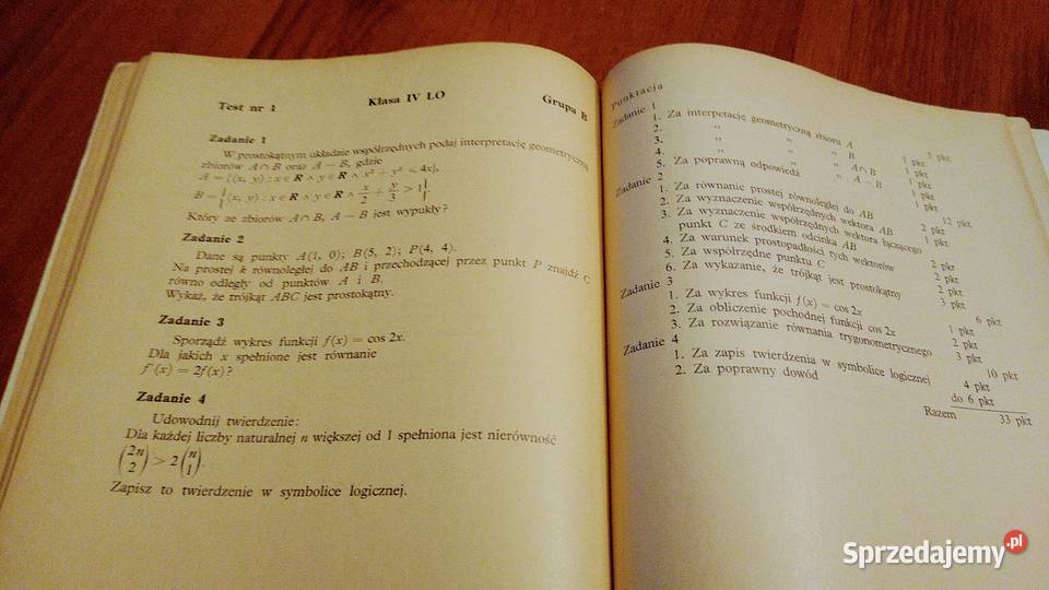Testy z matematyki szkół średnich Zbigniew Kraus
