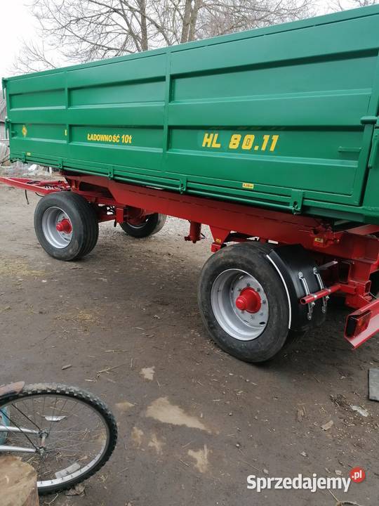 Przyczepa wywrotka trzystronna hl8011 wywrotki Lublin