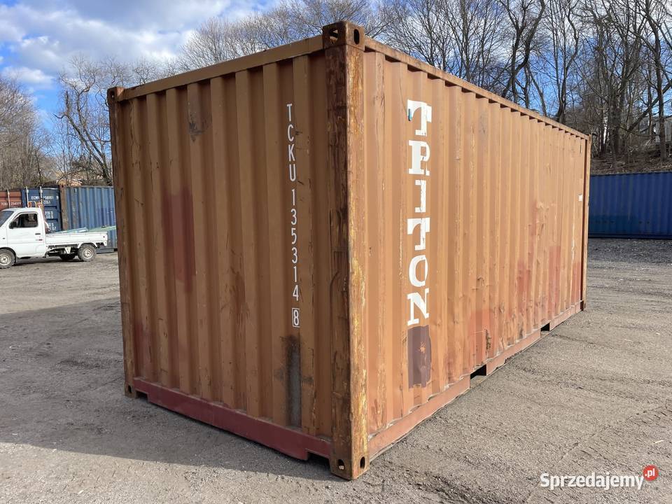 Kontener morski magazynowy 20DV 6 metrowy śląskie sprzedam