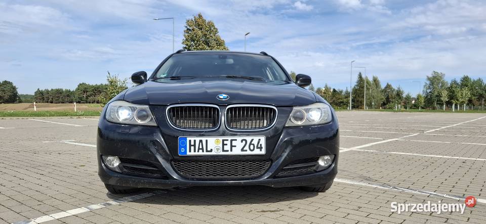 BMW e91 20d 143 czarny Leszno