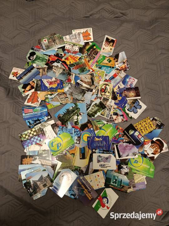 Karty telefoniczne 240 sztuk różne Polskie Pozostałe